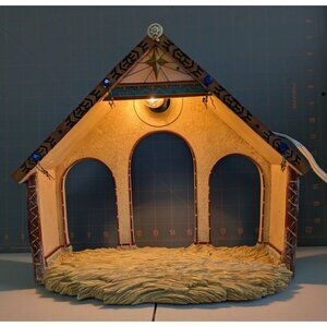 Hawthorne Village Nativity of the Christmas Star Light-Up Nativity Stable